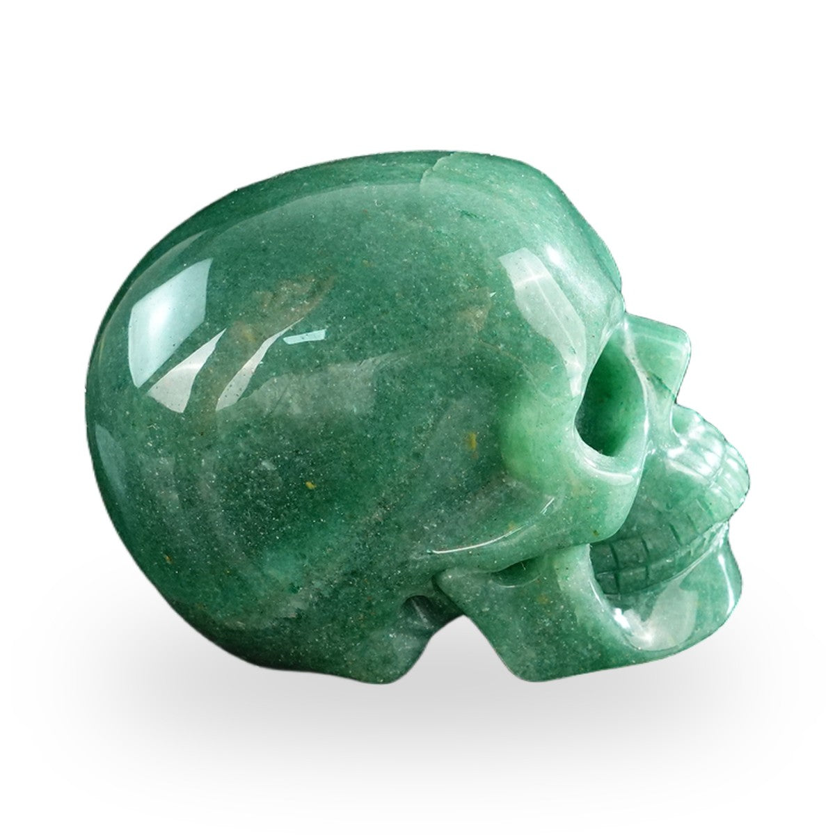 Green Aventurine crystal skull 3" SKH30GA10 photo 6