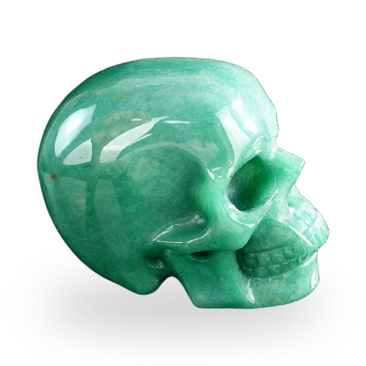 Green Aventurine crystal skull 3" SKH30GA11 photo 4