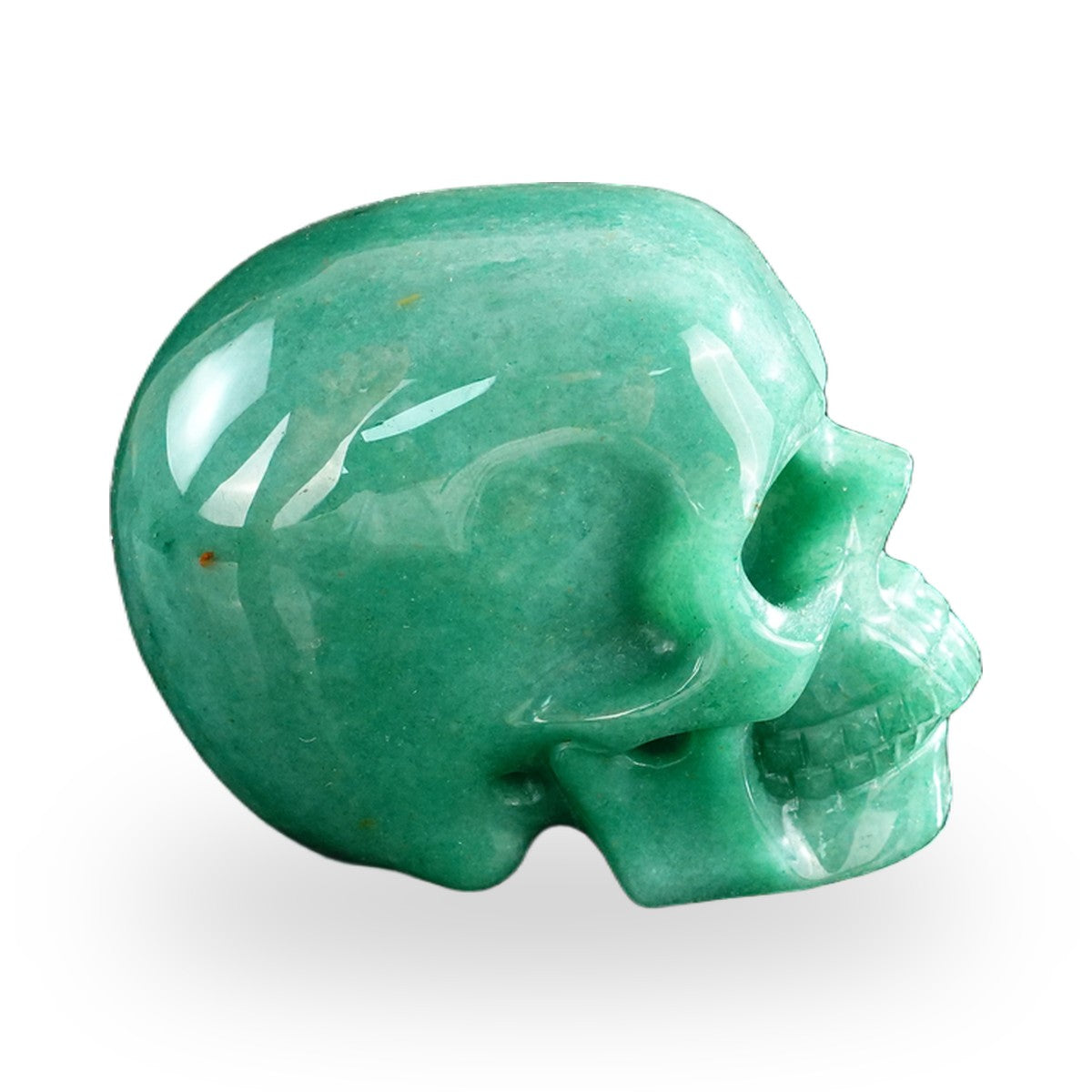Green Aventurine crystal skull 3" SKH30GA11 photo 5