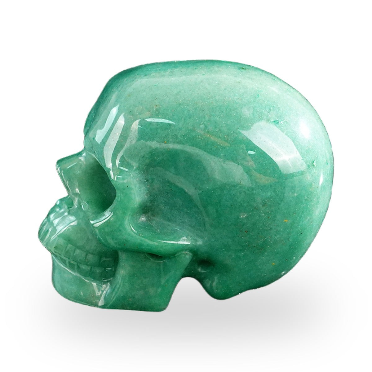 Green Aventurine crystal skull 3" SKH30GA11 photo 6