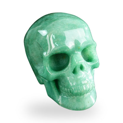 Green Aventurine crystal skull 3" SKH30GA12 photo 2