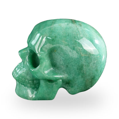 Green Aventurine crystal skull 3" SKH30GA12 photo 6