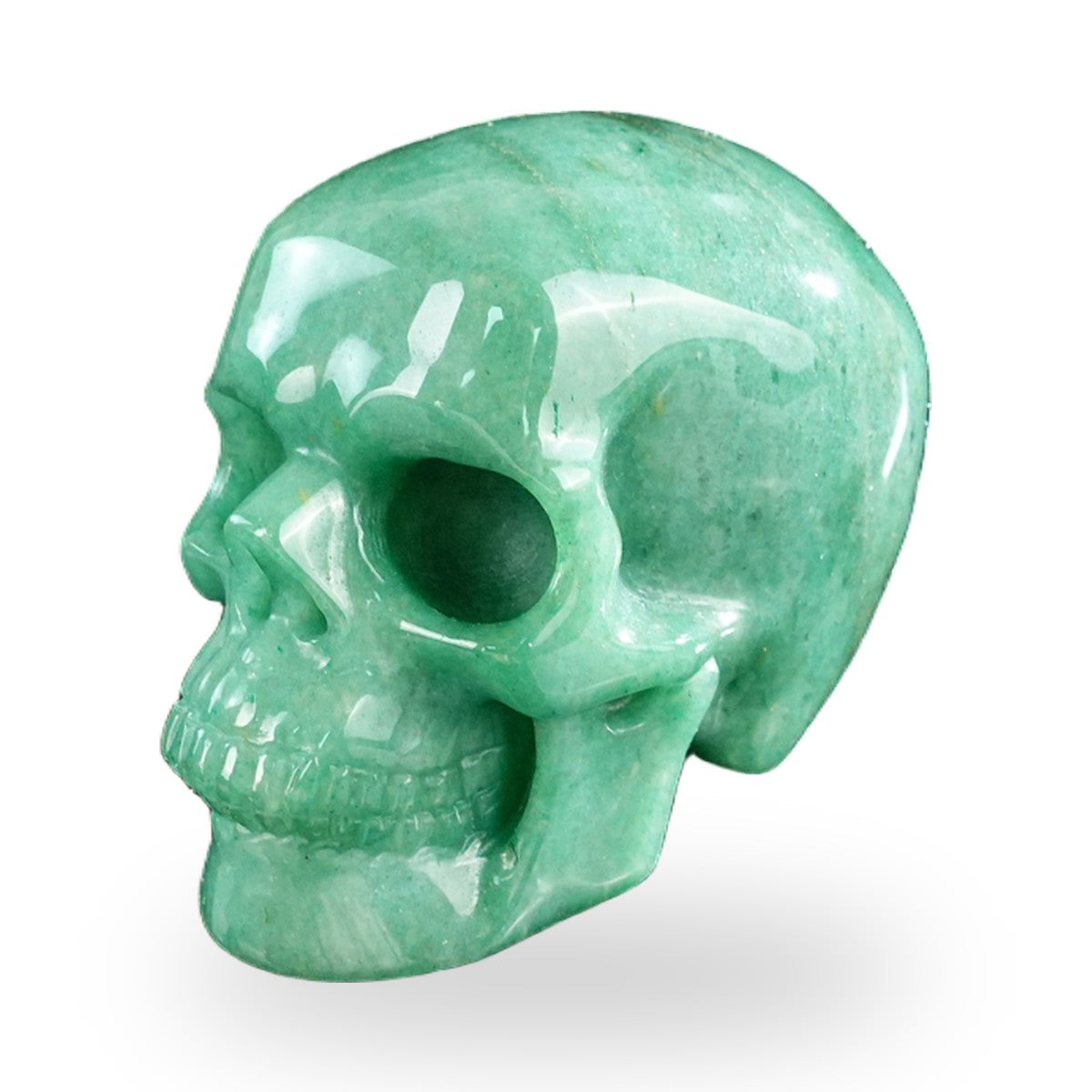 Green Aventurine crystal skull 3" SKH30GA12 photo 8