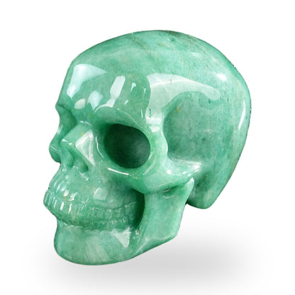 Green Aventurine crystal skull 3" SKH30GA12 photo 8