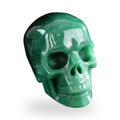 Green Aventurine crystal skull 3" SKH30GA13 photo 2