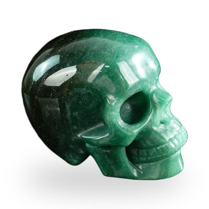Green Aventurine crystal skull 3" SKH30GA13 photo 4