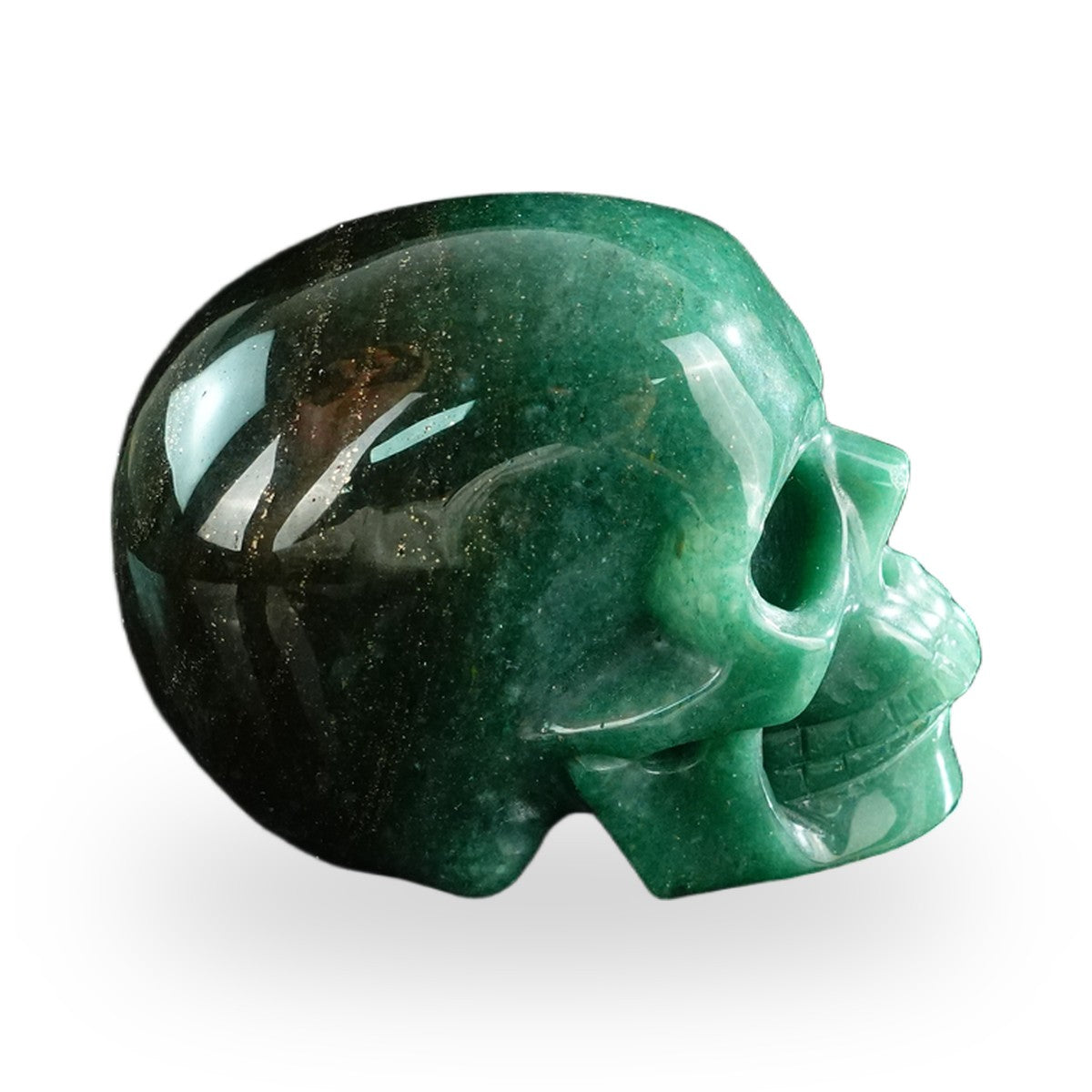 Green Aventurine crystal skull 3" SKH30GA13 photo 5