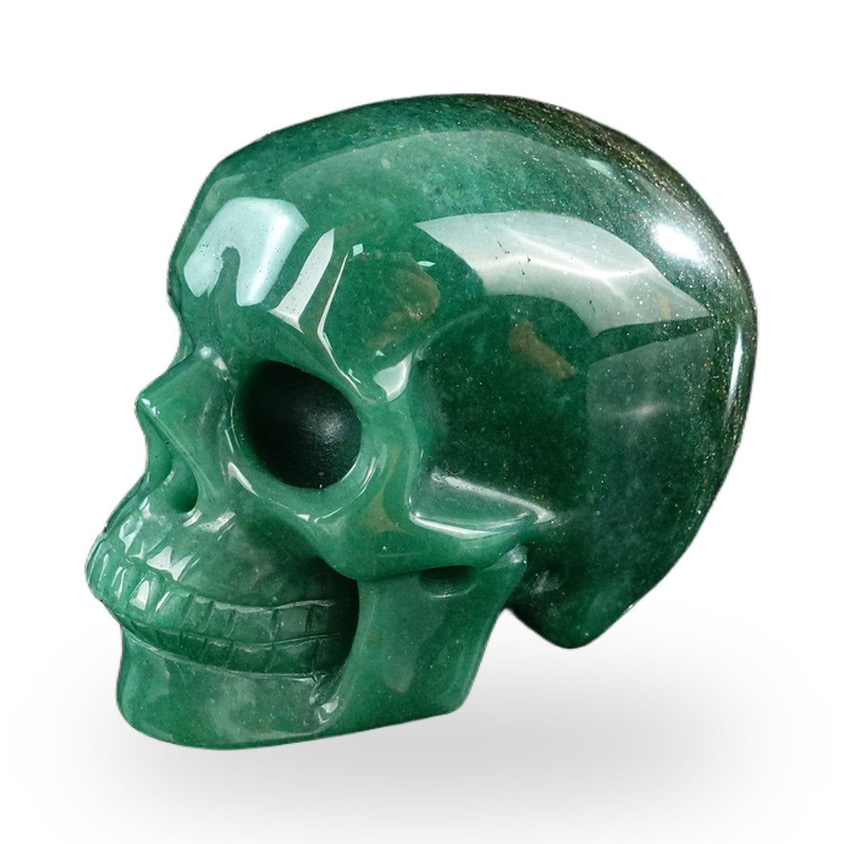 Green Aventurine crystal skull 3" SKH30GA13 photo 7