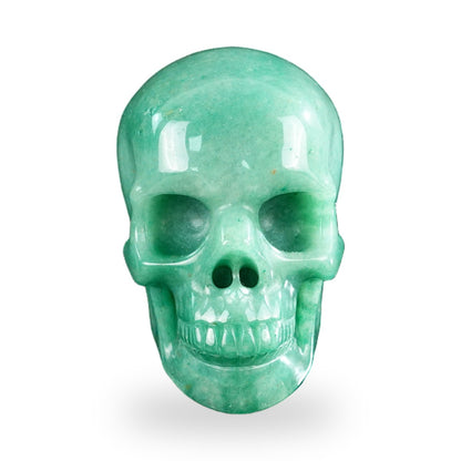 Green Aventurine crystal skull 3" SKH30GA14 photo 1