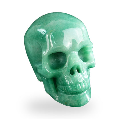 Green Aventurine crystal skull 3" SKH30GA14 photo 2