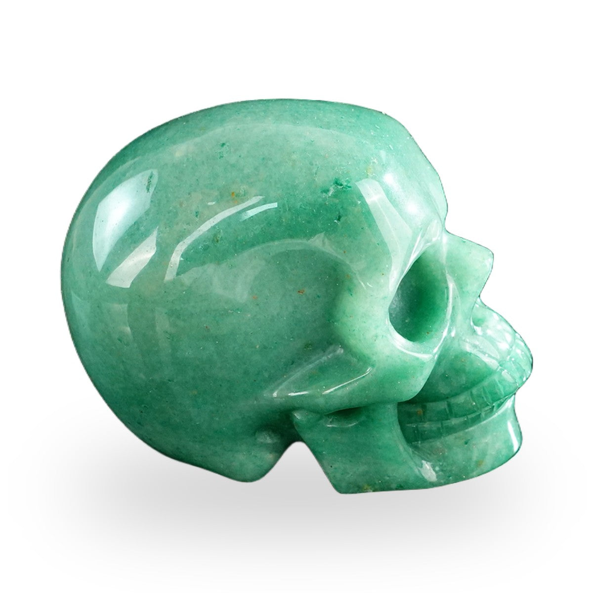 Green Aventurine crystal skull 3" SKH30GA14 photo 4
