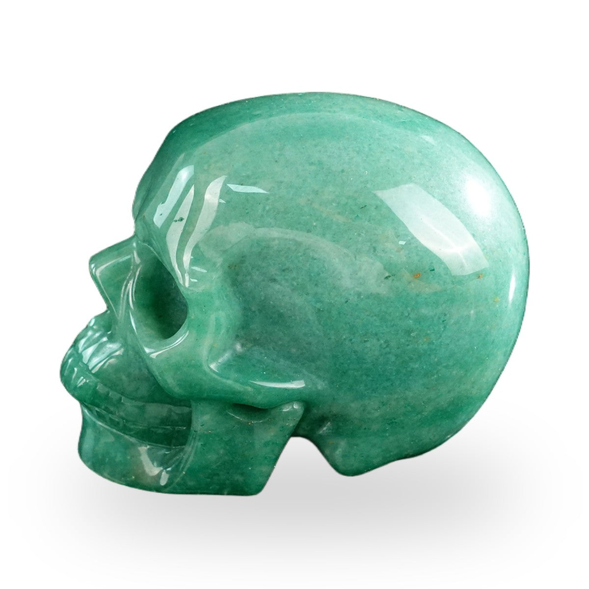 Green Aventurine crystal skull 3" SKH30GA14 photo 5