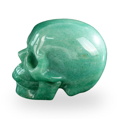 Green Aventurine crystal skull 3" SKH30GA14 photo 5