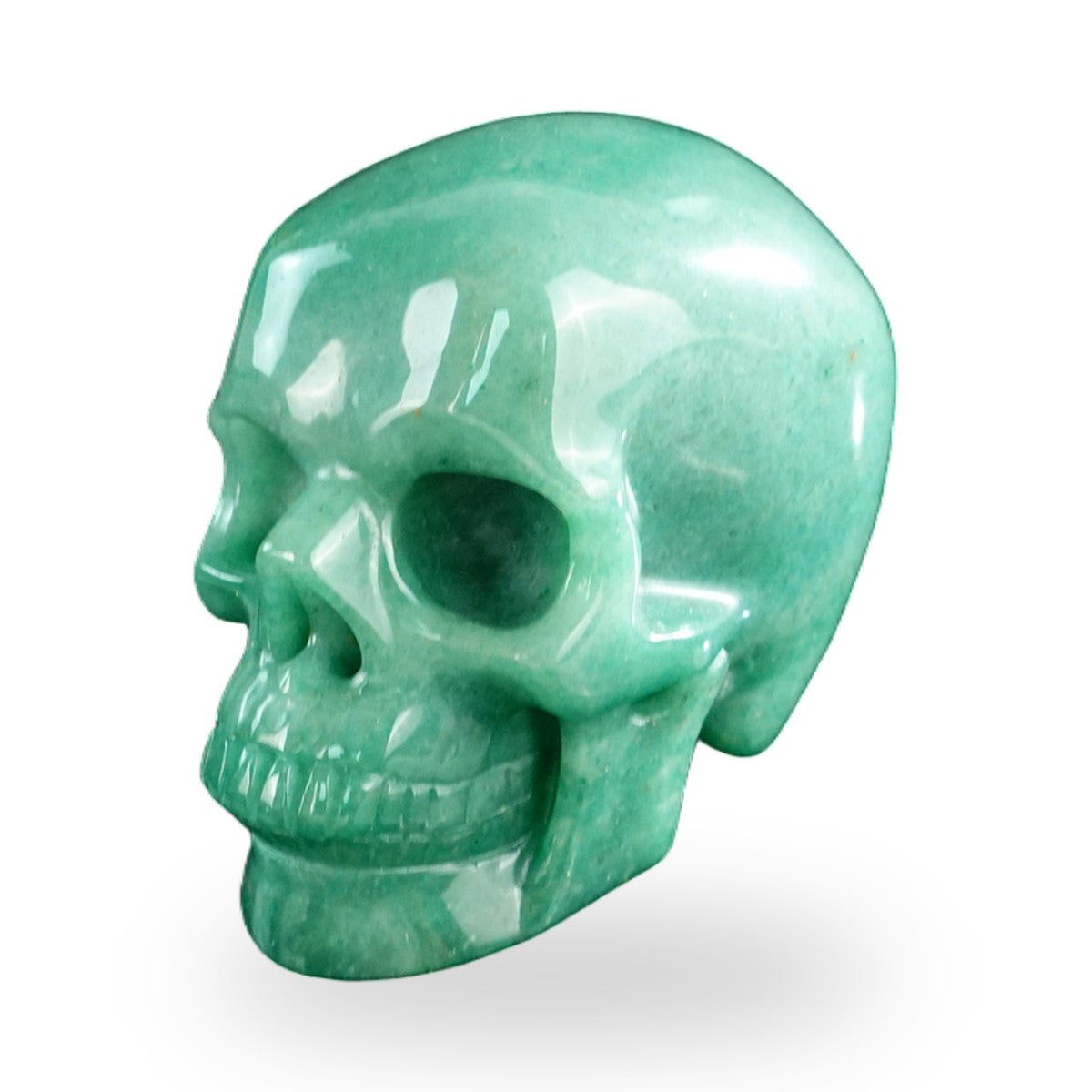 Green Aventurine crystal skull 3" SKH30GA14 photo 7
