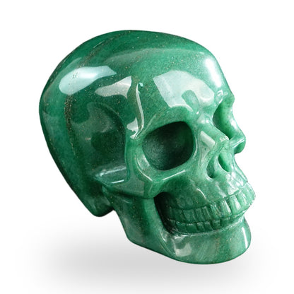 Green Aventurine crystal skull 3" SKH30GA15 photo 3
