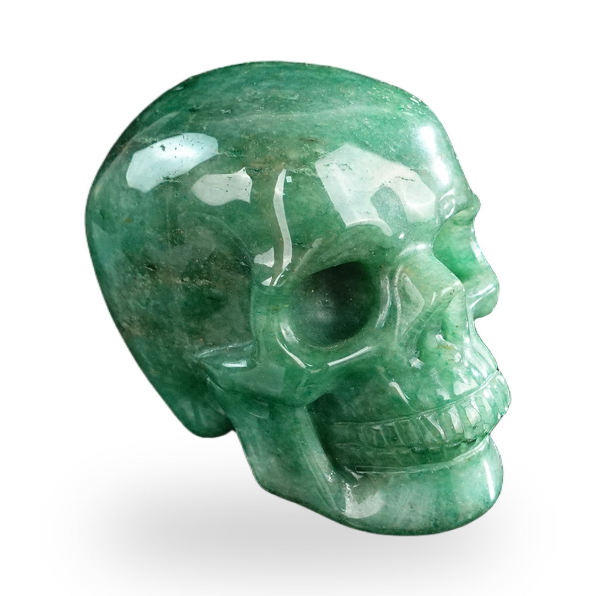 Green Aventurine crystal skull 3" SKH30GA16 photo 4