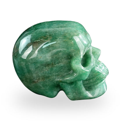 Green Aventurine crystal skull 3" SKH30GA16 photo 5