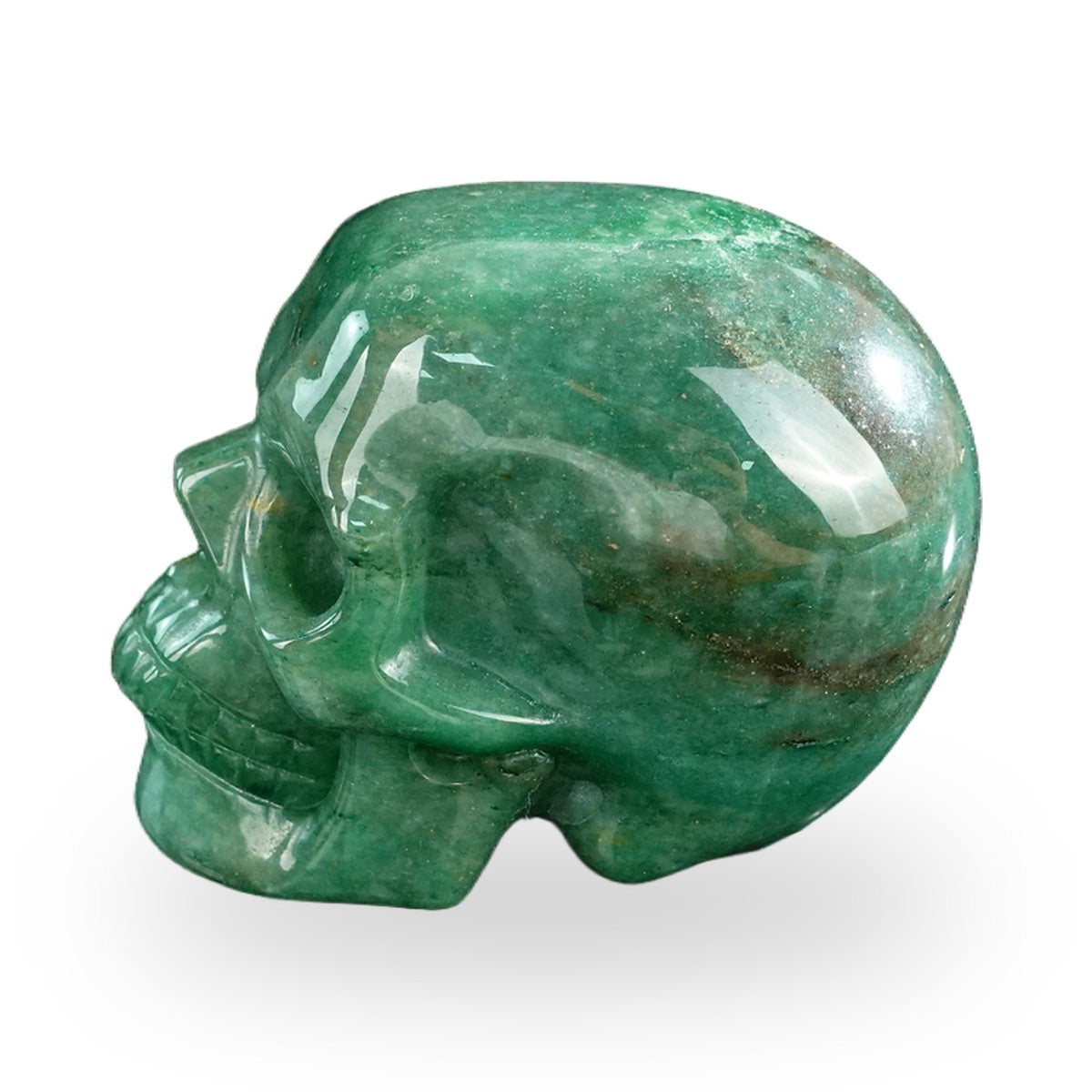 Green Aventurine crystal skull 3" SKH30GA16 photo 6