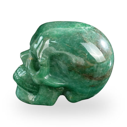 Green Aventurine crystal skull 3" SKH30GA16 photo 6
