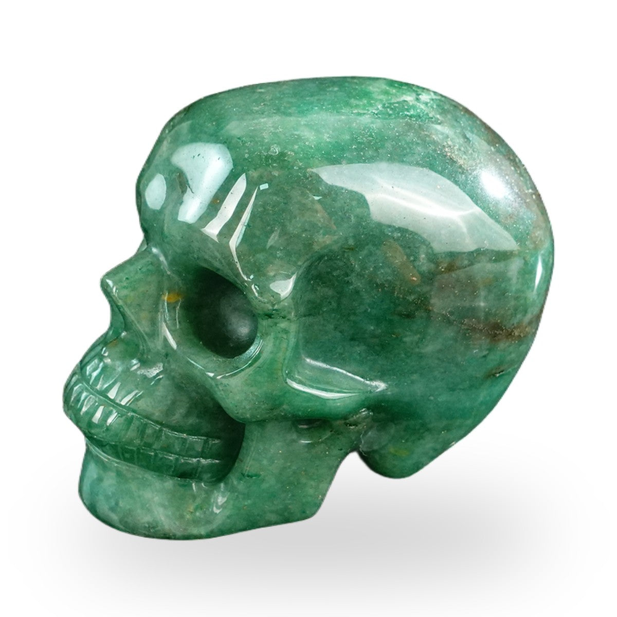 Green Aventurine crystal skull 3" SKH30GA16 photo 7