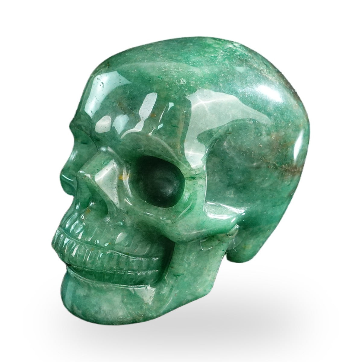 Green Aventurine crystal skull 3" SKH30GA16 photo 8