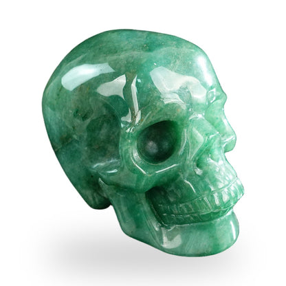 Green Aventurine crystal skull 3" SKH30GA17 photo 3