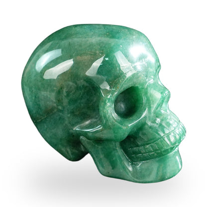 Green Aventurine crystal skull 3" SKH30GA17 photo 4