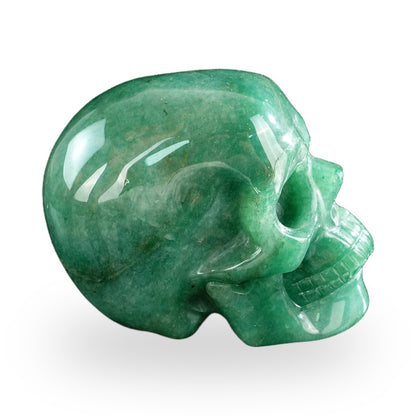 Green Aventurine crystal skull 3" SKH30GA17 photo 5