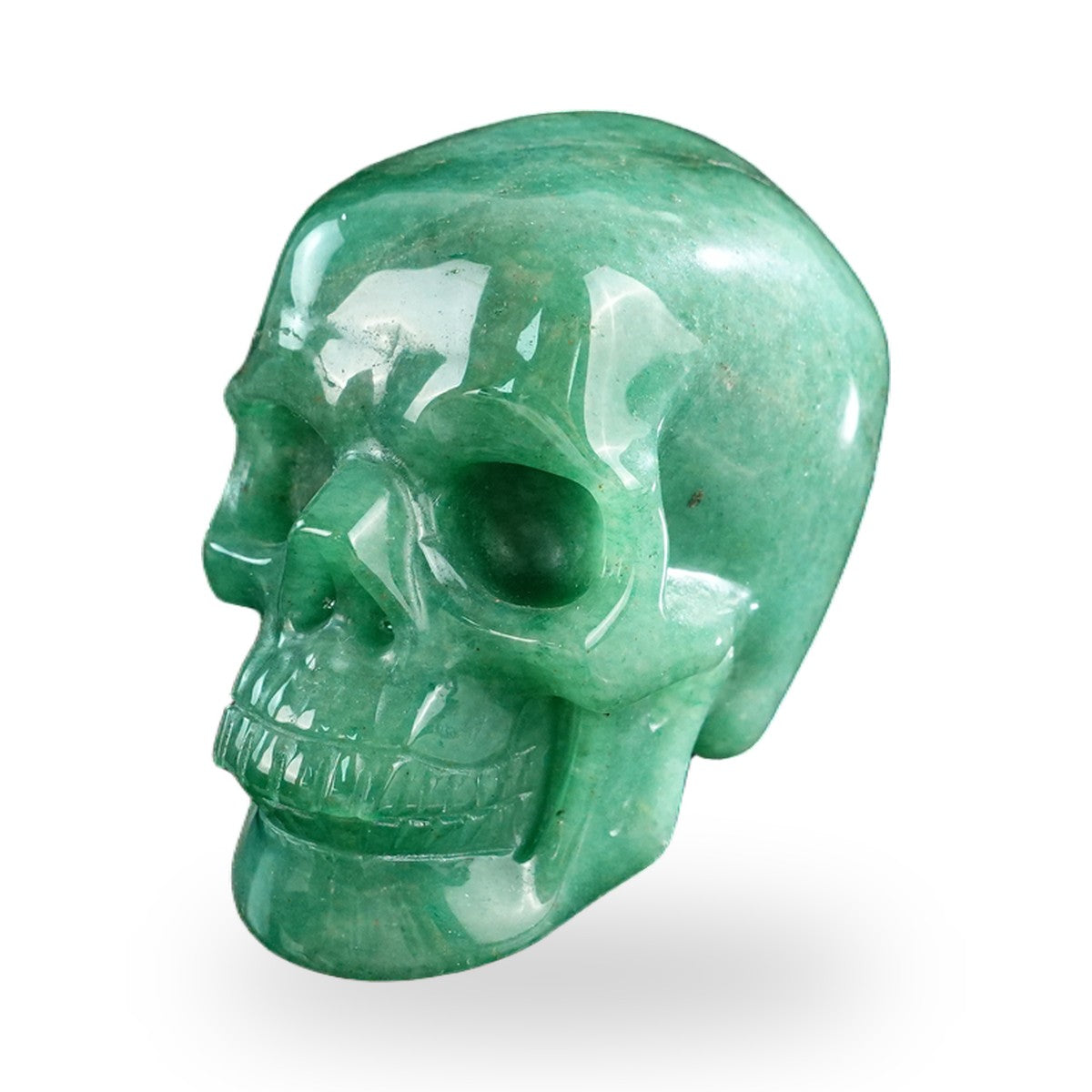 Green Aventurine crystal skull 3" SKH30GA17 photo 8
