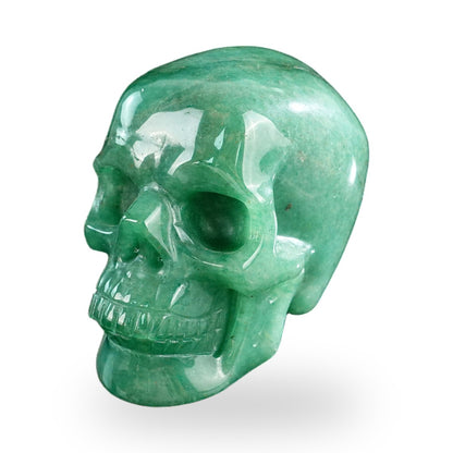 Green Aventurine crystal skull 3" SKH30GA17 photo 8
