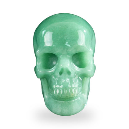 Green Aventurine crystal skull 3" SKH30GA18 photo 1