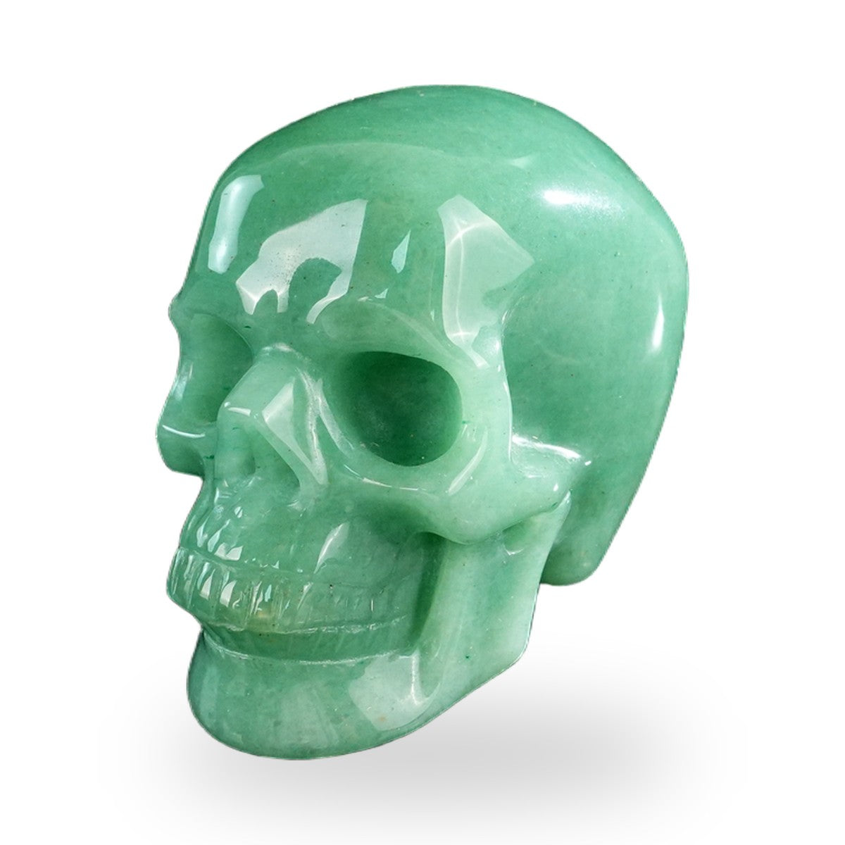 Green Aventurine crystal skull 3" SKH30GA18 photo 2
