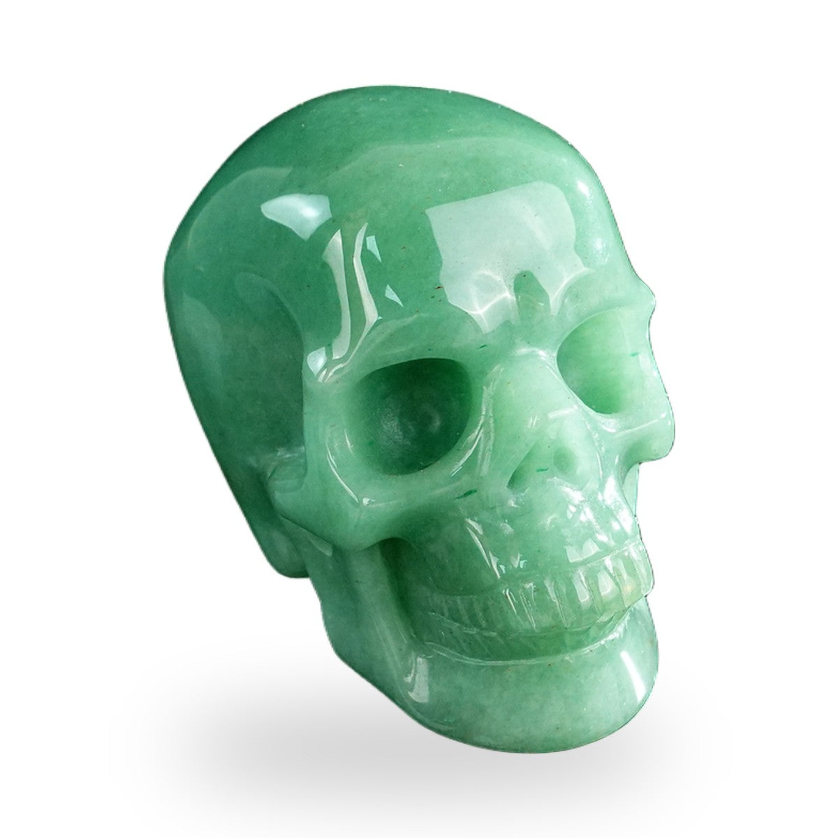 Green Aventurine crystal skull 3" SKH30GA18 photo 3
