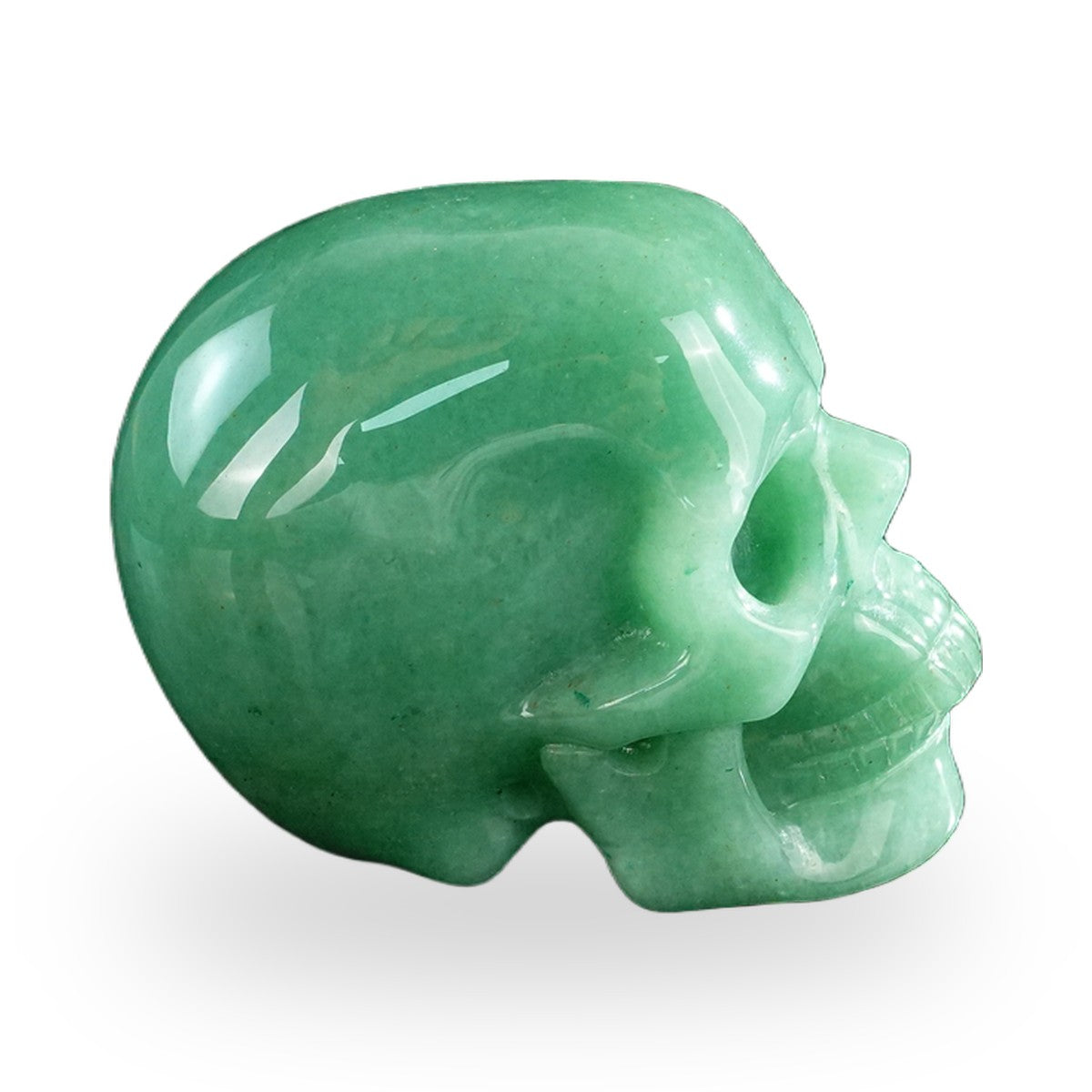 Green Aventurine crystal skull 3" SKH30GA18 photo 6