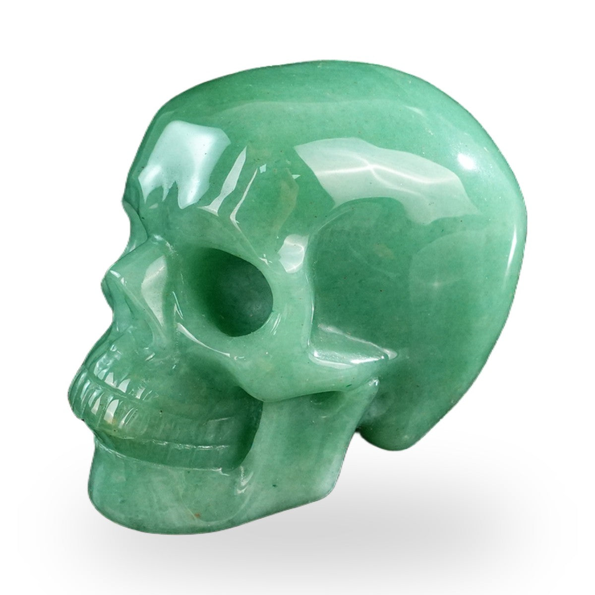 Green Aventurine crystal skull 3" SKH30GA18 photo 8