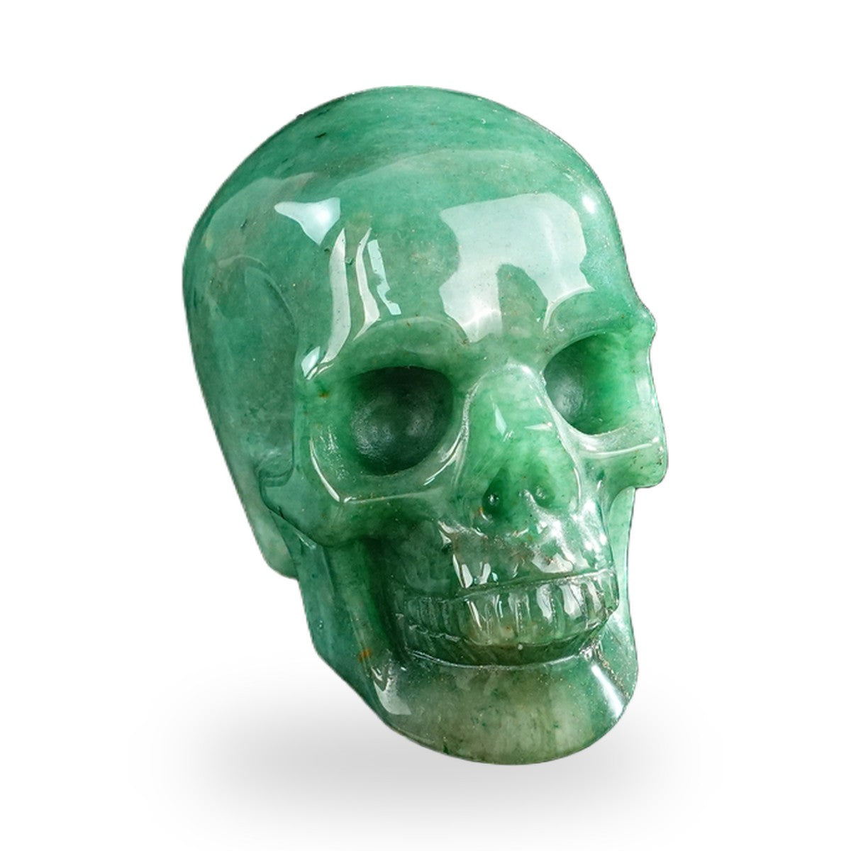 Green Aventurine crystal skull 3" SKH30GA19 photo 2