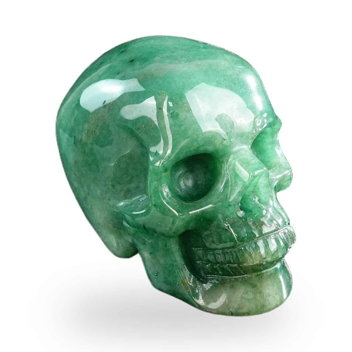Green Aventurine crystal skull 3" SKH30GA19 photo 3