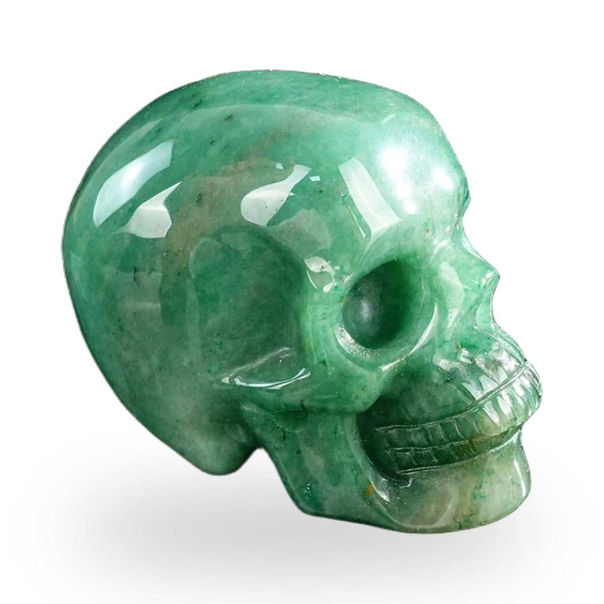 Green Aventurine crystal skull 3" SKH30GA19 photo 4