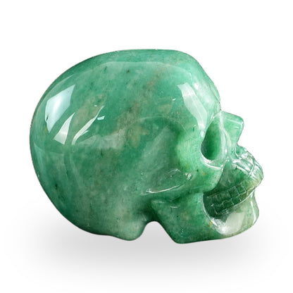 Green Aventurine crystal skull 3" SKH30GA19 photo 5