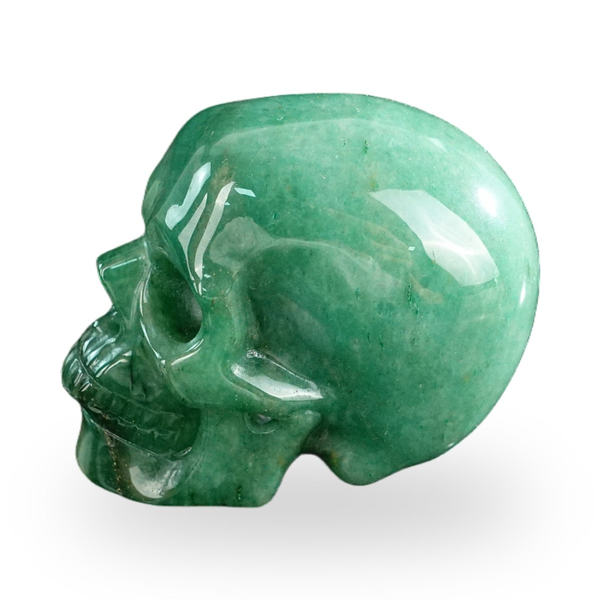 Green Aventurine crystal skull 3" SKH30GA19 photo 6