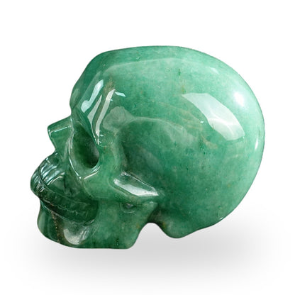 Green Aventurine crystal skull 3" SKH30GA19 photo 6