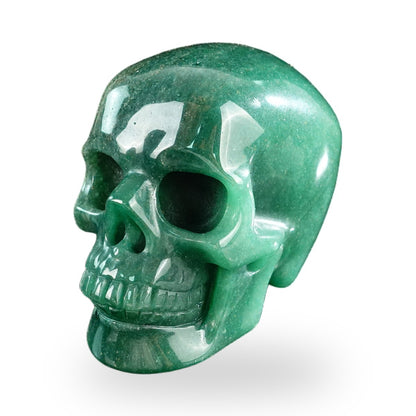 Green Aventurine crystal skull 3" SKH30GA20 photo 1