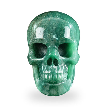 Green Aventurine crystal skull 3" SKH30GA20 photo 3