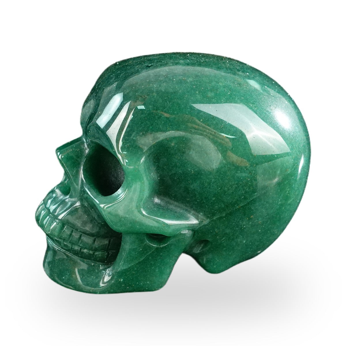 Green Aventurine crystal skull 3" SKH30GA20 photo 7