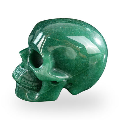 Green Aventurine crystal skull 3" SKH30GA20 photo 7