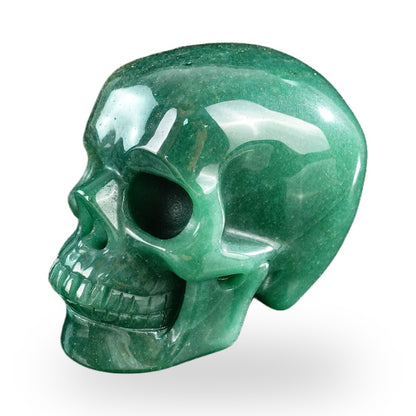 Green Aventurine crystal skull 3" SKH30GA20 photo 8