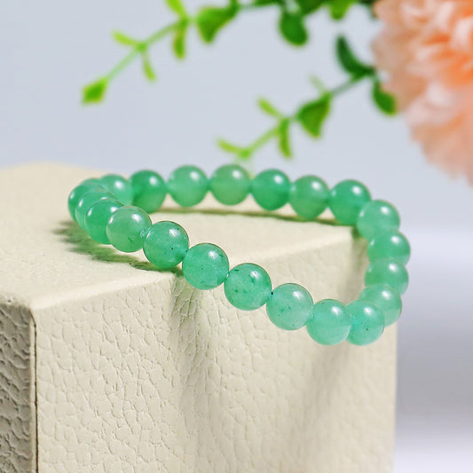 Natural Green Aventurine Beads Bracelet,Healing Energy Bracelet,Handcrafted Gift
