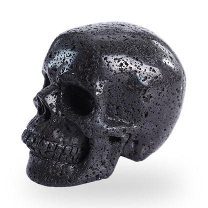Hot Lava Stones crystal skull 3" hand carved view 7