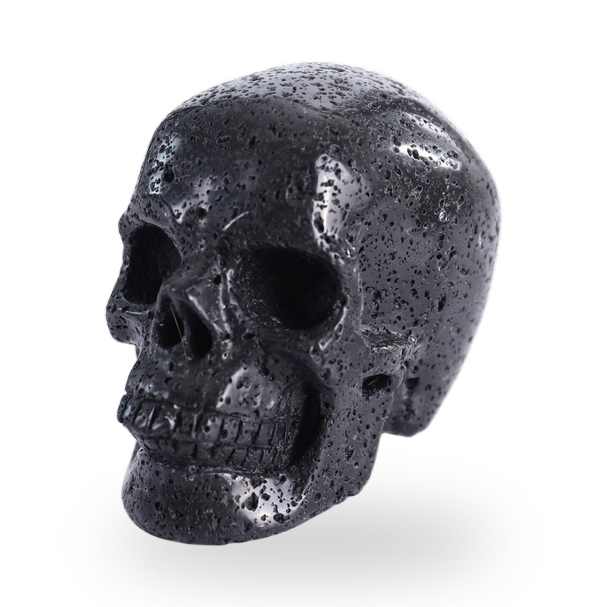 Hot Lava Stones crystal skull 3" hand carved view 8