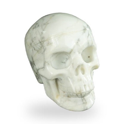 Howlite crystal skull 2.2" SKH20HL02 photo 2